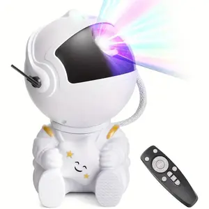 Astronaut Galaxy Night Light With 8 Nebula Effects – 360° Adjustable Star Light With Remote Control and Magnetic Head Rotation, Novelty Light