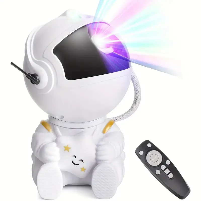 Astronaut Galaxy Night Light With 8 Nebula Effects – 360° Adjustable Star Light With Remote Control and Magnetic Head Rotation, Novelty Light