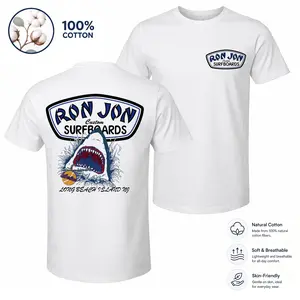 Men's shark Graphic Print Cotton Short Sleeve T-Shirt, Classic Crew Neck Casual Tee, Lightweight Breathable Comfortable Top for Summer Daily Wear, Gym, Travel, Beach, StreetwearOversizedTee UnisexTshirt