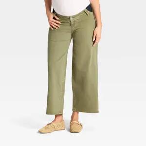 Under The Belly Sailor Wide Leg Maternity Jeans - Isabel Maternity by Ingrid & Isabel