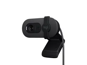 Logitech Brio 100 Full HD Webcam for Meetings and Streaming, Auto-Light Balance, Built-In Mic, Privacy Shutter, USB-A, for Microsoft Teams, Google Meet, Zoom and More - Graphite