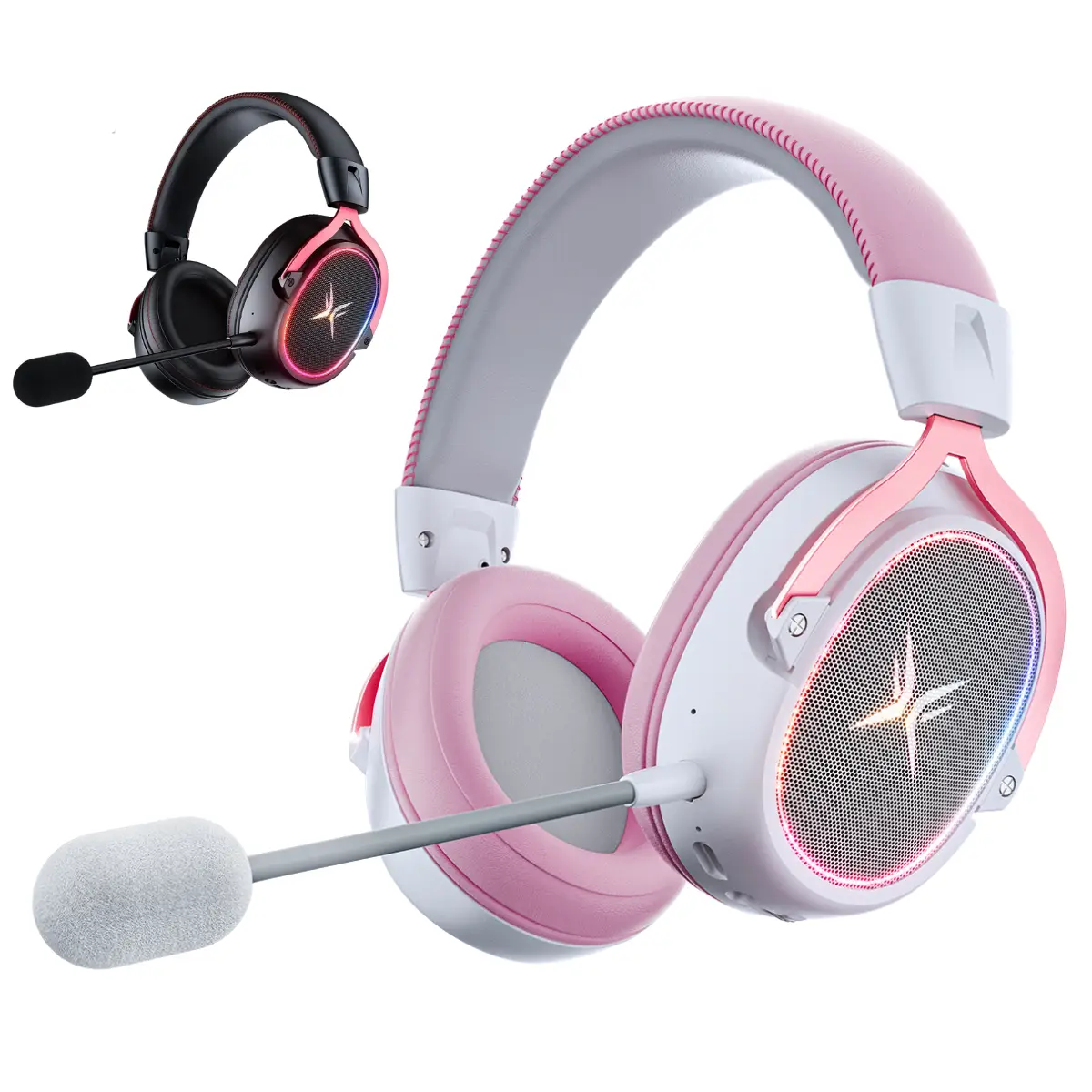 TAGRY TRONICX K3 Gaming Headset Version 5.3, 7.1 Surround Sound, 50mm Drivers, Low Latency ENC Microphone for PC PS4 PS5 for PC Laptop Headphone Audio