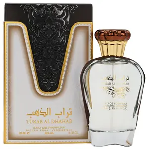 Ard Al Zaafaran Turab Al Dhahab Radiant Floral EDP Women's Perfume - 3.3oz (3.3/3.4oz Option), Citrus Sparkle Top Note, Jasmine Heart Note, New in Box