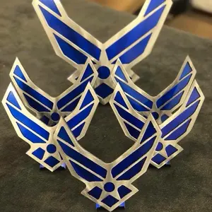 Air Force metal art