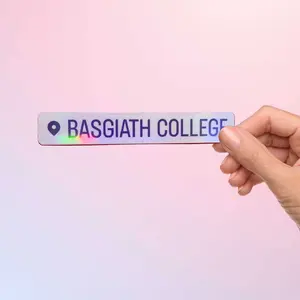 Fourth Wing Basgiath War College Location Tag Sticker