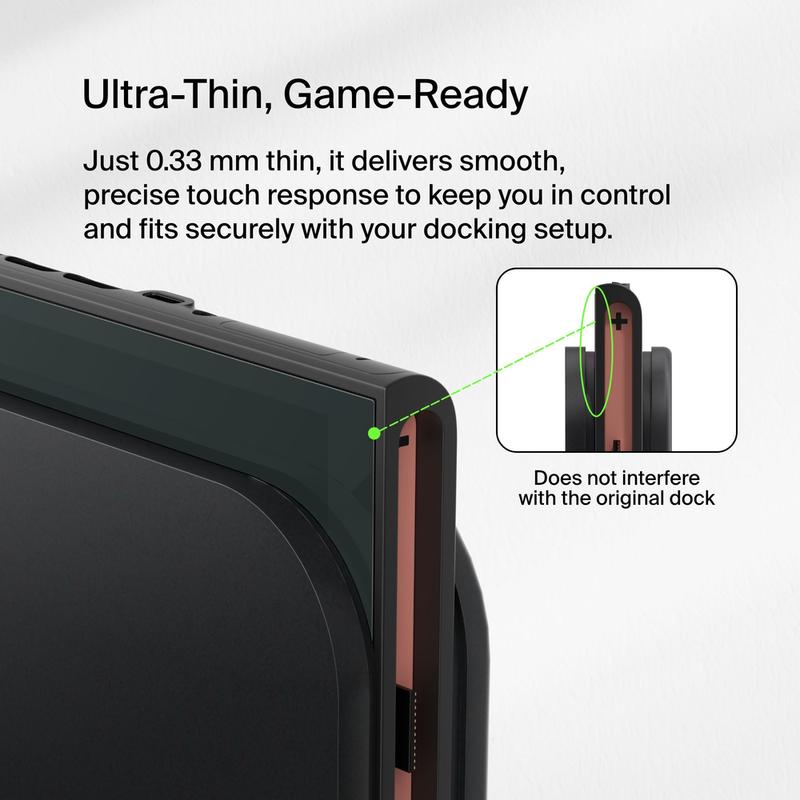 Belkin ScreenForce TemperedGlass Blue Light Filter Screen Protector for Nintendo Switch 2