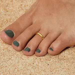 Simple Plain Geometric Design Adjustable Foot Ring, Toe Rings, Gifts for Her, Minimalist Foot Ring, Women's Fashion Cute Jewelry Accessories for Beach Vacation, Accessories for Women, High Quality Jewelry