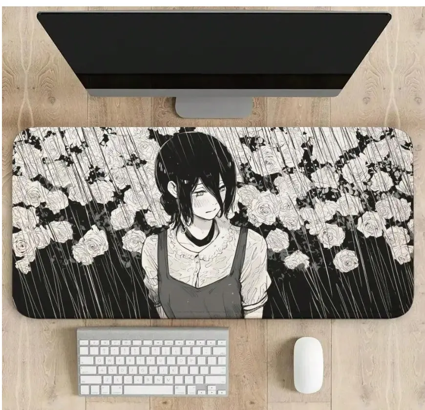 Chainsaw Man Makima Reze XXL Gaming Mouse Pad Desk Mat Gaming Accessories