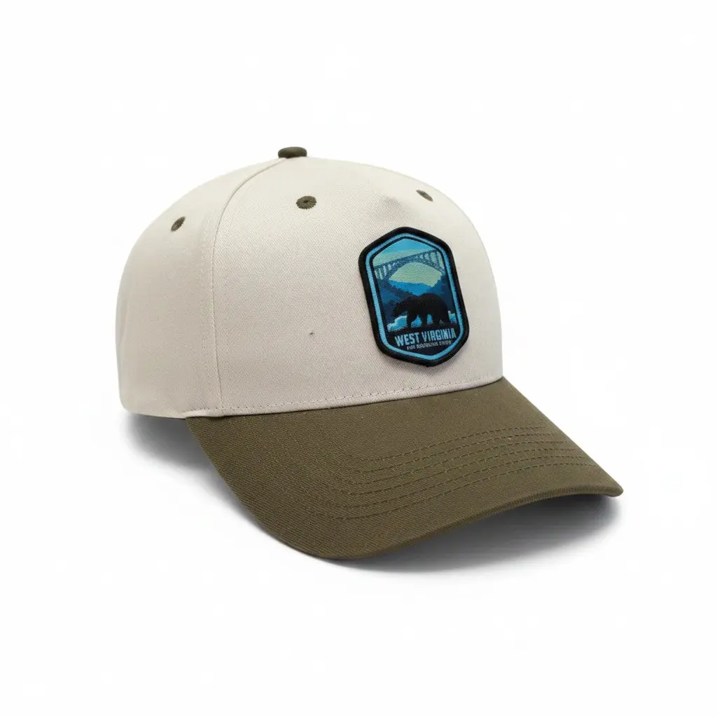 New River Gorge Bridge West Virginia Two-Tone Hat