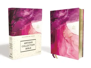 NIV, Artisan Collection Bible, Cloth over Board, Pink, Art Gilded Edges, Red Letter, Comfort Print