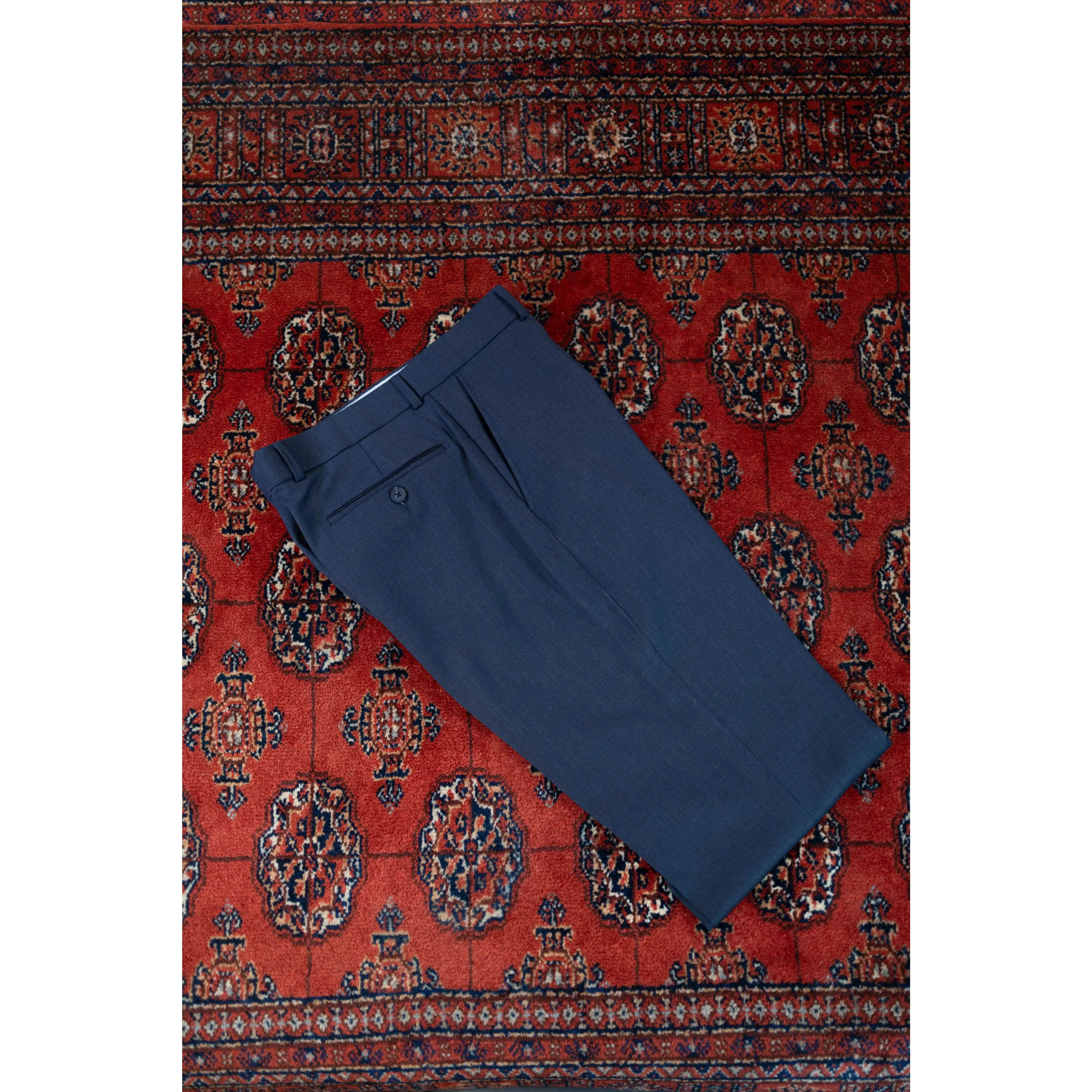 Super 120's Wool Gabardine Trousers