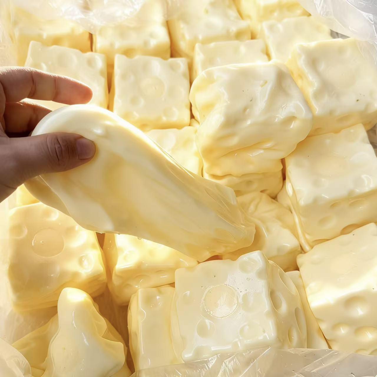 1pc 7cm Square Ultrathin Cheese Ball Squishy, TPR Shell Slow Rebound Squeeze Toy, Birthday/Halloween Gift, Perfect Gift, Stress Relief Gift For Everyone, Easter Bonus 1pc 7cm Square Ultrathin Cheese Ball Squishy, TPR Shell Slow Rebound Squeeze Toy, Birthday/Halloween Gift, Perfect Gift, Stress Relief Gift For Everyone, Easter Bonus