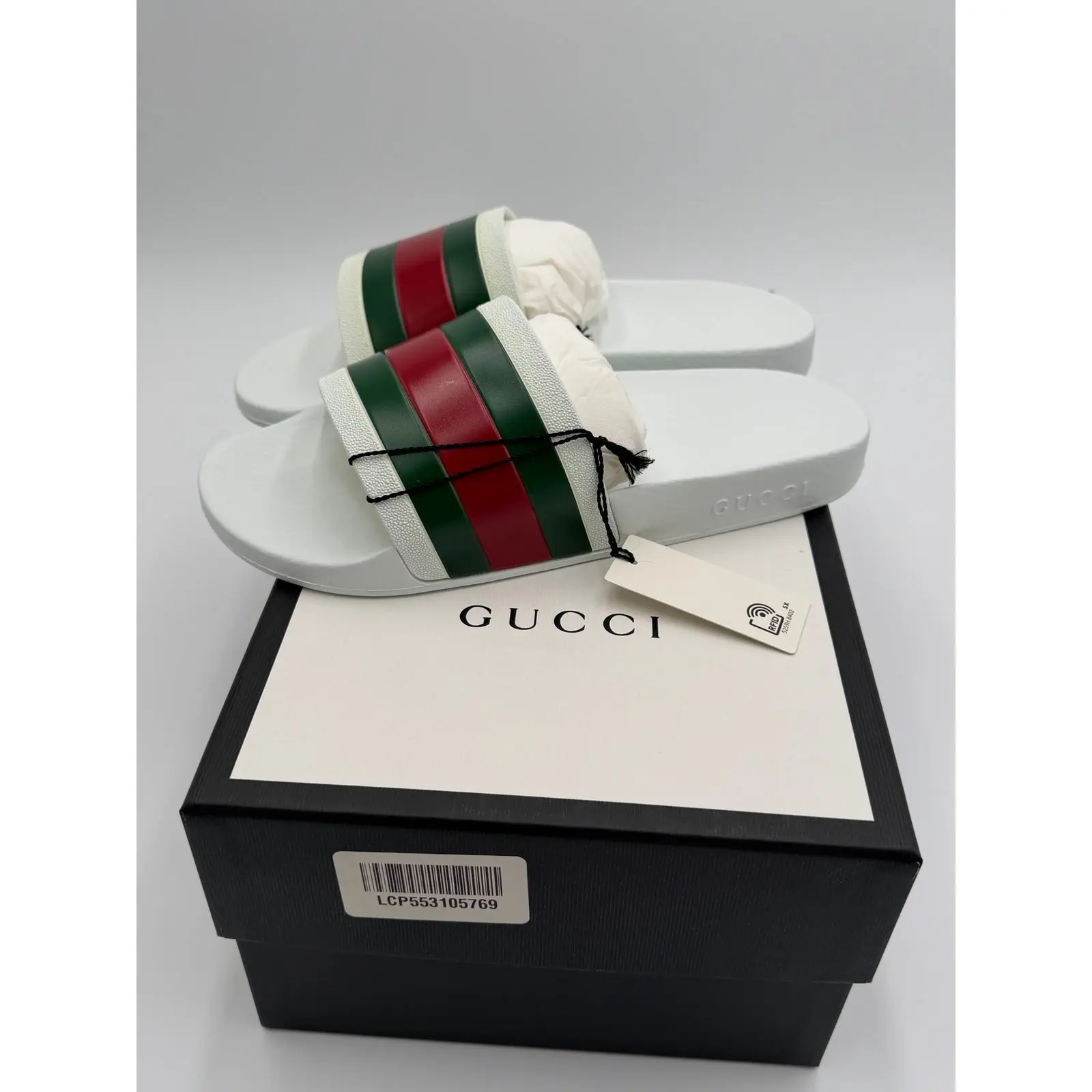 Gucci Pursuit Web Pool Slides