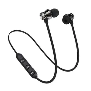 Bluetooth 4.2 Wireless Earbuds Neckband Magnetic Sports Headset with Mic Waterproof for Smartphones Ear Safety