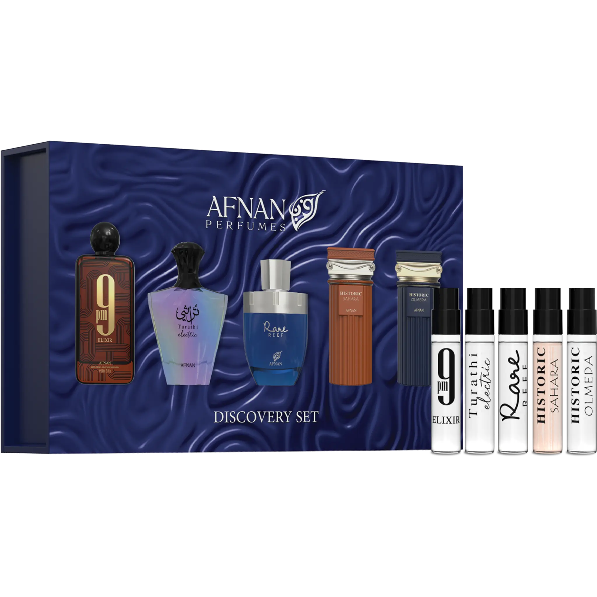 Afnan For Men’s Discovery Kit – Pour Homme Miniature Perfume Set (5 x 2ml Vials)