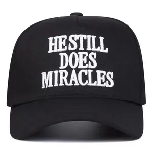 He Still Dose Miracles Unisex Letter Embroidered Baseball Cap Hat Spring Autumn Travel Tourism Beach Vacation