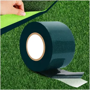 Double Sided Turf Tape Artificial Grass Tape, 16.5 ft Self-Adhesive Grass Rug Tapes, Artificial Turf Seaming Tapes for Lawn Garden Carpet Connecting Outdoor Carpet