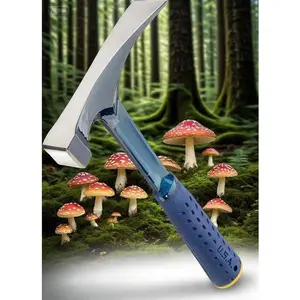 22 oz Forged Steel Masonry Hammer with Shock Reduction Grip - Durable Bricklayer Tool - Heavy Duty Construction Hammer - Ergonomic Handle for Masonry Work - Professional Grade Mason Hammer repair  tools