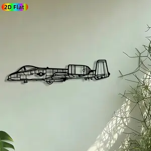 1pc Fighter Jet Metal Wall Art, Artistic Military Aircraft Statue Mural, Intricate Craftsmanship, Iron Craft, Perfect for Fathers Day, Housewarming Decor, Perfect for Man Cave Office Garage Decor, Ideal Gift for Aviation Enthusiasts, Decoration