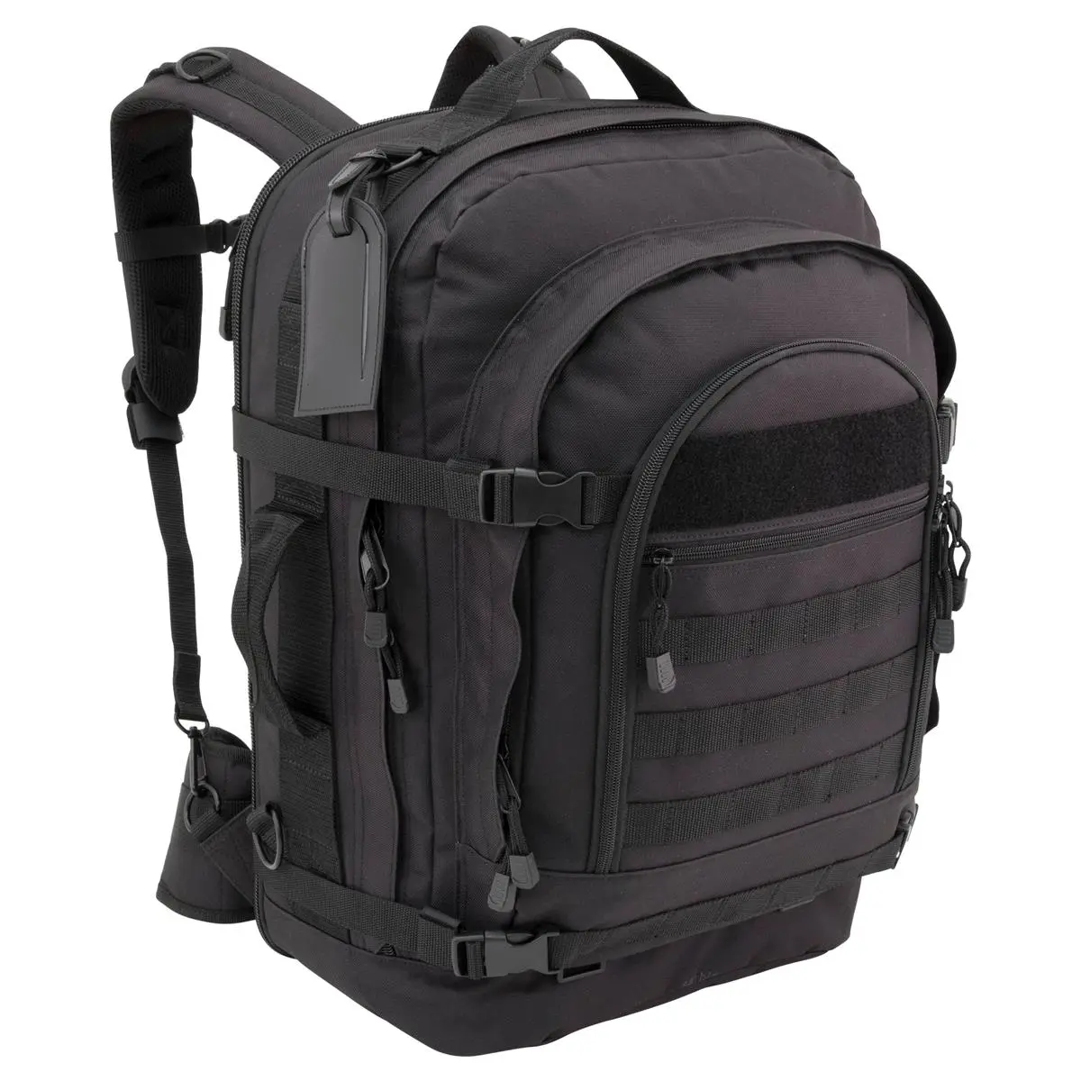 Advantus MRC02160-BK Mercury Tactical Gear Bunker 72-Hour Functional Backpack, Black, Multi Support, With Compartments, Zip-Up Enclosure, Functional Backpacks, Multi Support Backpacks