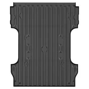 GARVEE Truck Bed Mat for 2017-2024 Ford Super Duty F250 F350 F450 6.75 Feet(81.9 inches) Bed, Custom Fit All Weather TPE Pickup F-150 Bed Liner Cargo Mat