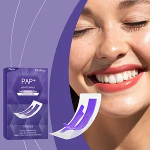 Purple oral strips: Gentle and refreshing care for your mouth, leaving your teeth shiny and healthy for daily cleaning and care.