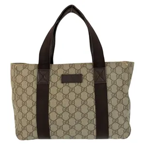 Pre-owned GUCCI Canvas Tote Bags GG Supreme Tote Bag