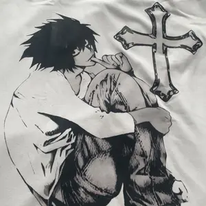 Anime Vintage Graphic Tee, L Lawliet Tee, Death Note Shirt, Manga