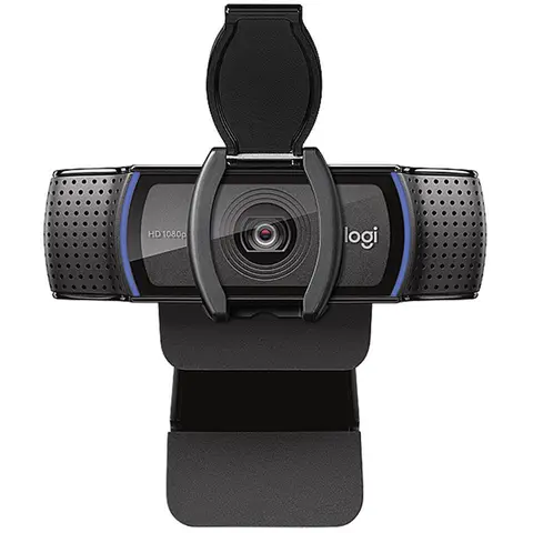Logitech C920s HD Pro Webcam, Full HD 1080p/30fps Video Calling, Clear Stereo Audio, HD Light Correction, Works with Skype, Zoom, FaceTime, Hangouts, PC/Mac/Laptop/Macbook/Tablet - Black
