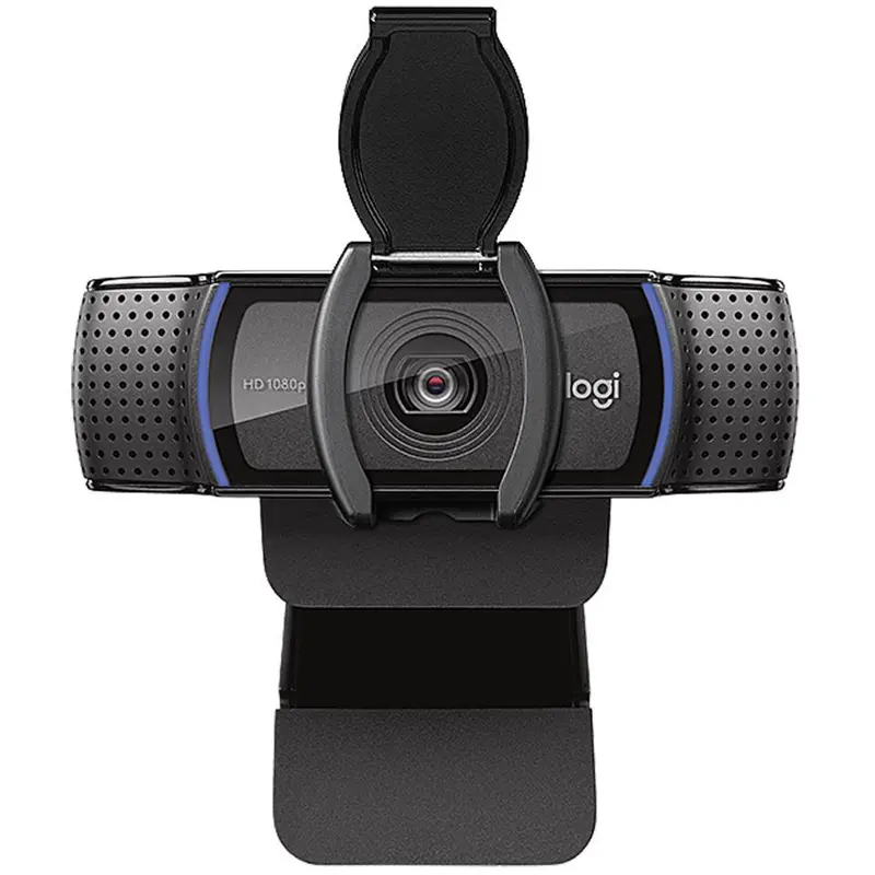 Logitech C920s HD Pro Webcam, Full HD 1080p/30fps Video Calling, Clear Stereo Audio, HD Light Correction, Works with Skype, Zoom, FaceTime, Hangouts, PC/Mac/Laptop/Macbook/Tablet - Black