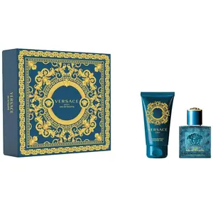 Versace Eros Gift Set - EDT, Shower Gel for Men Body Care Blend