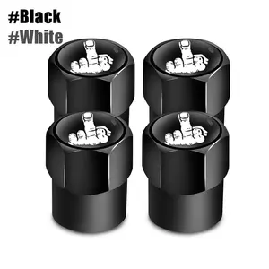 4PCS Alloy Tire Valve Stem Caps – Durable Stylish Air Caps | Corrosion-Resistant, Leak-Proof for Cars, SUVs, Trucks, Bikes & Motorcycles