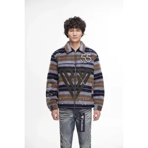 Garland Woven Jacket Brown