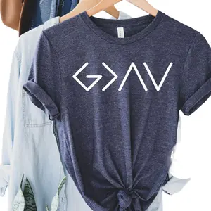 God Is Greater Than Ups and Downs UNISEX Comfort Color Shirt, God Is Greater than the Highs and Lows Shirt, Christian Shirt, God Shirt. Menswear Top
