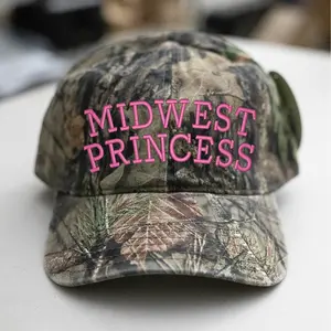 Midwest Princess Embroidered in Arc _Mossy Oak Brand Camo Hat