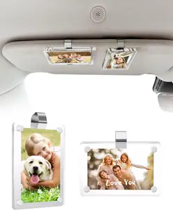 2PCS Personalized Polaroid Photo Car Visor Clip -Custom Sun Visor Decoration for Couples- the Perfect Gift for Loved Ones on All Special Occasions Car Accessory Car Ornament