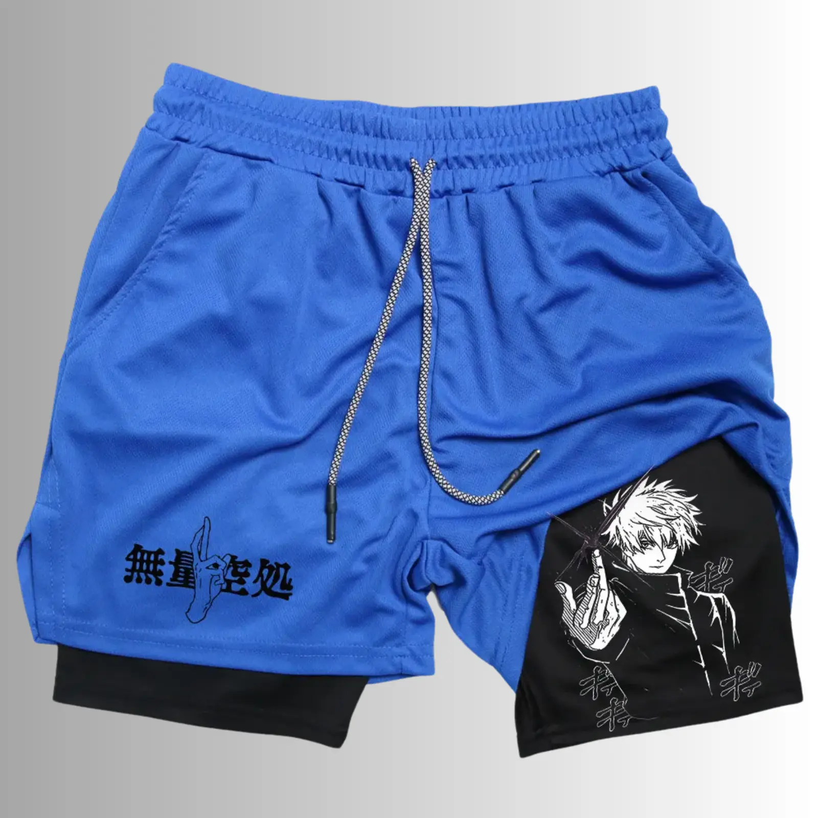 Cotton Satoru Gojo Gym Shorts, Satoru Sukuna Shorts, Jujutsu Kaisen Gym Shorts, Anime Lover