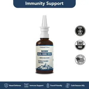 Nasomin Nasal Iodine – Nasal Cleanse– Neutralize Nose - Iodine + Fulvic Acid Blend -100% Natural Mineral Complex – (2 oz. Bottle+Nasal Sprayer) Oral Daily Nasomin Nasal Iodine – Nasal Cleanse– Neutralize Nose - Iodine + Fulvic Acid Blend -100% Natural Mineral Complex – (2 oz. Bottle+Nasal Sprayer) Oral Daily