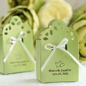 100 Pack Personalized Sacchetto Wedding Favor Party Gift Boxes