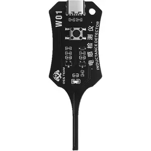 Type-C Inductance Tester Motherboard Coil Tester Electronic Circuit Board Inductor Detector for Phone Motherboard Component Repair Electromagnetic Induction Quick Fault Check Tool