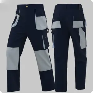 Work Pants Men Construction Engineering Dock Multi Pockets Multi Pockets Wear Resistant Comfortable Workshop Workwear