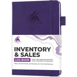 Inventory &  Log Book for Small Business - Inventory  Book, Inventory Notebook, Order  Book for Purchases,  & Reorders - Undated, Hardcover, A5,