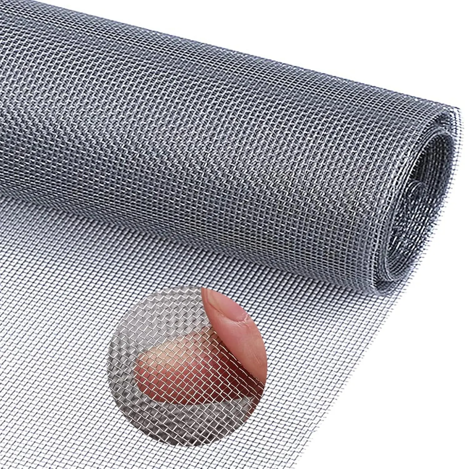 Filter Screen Sheets Stainless Steel Air Vent Mesh Cover Wire Mesh Roll 30x120cm Woven Wire 30 Mesh Sheet for Vents Cover Air Brick Garden