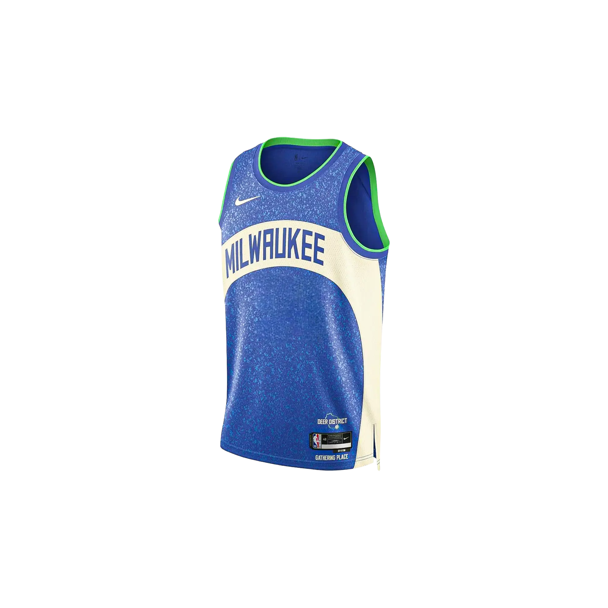 NBA City Swingman Jersey "2023-24 Milwaukee Bucks - Photo Blue" DX8539 406
