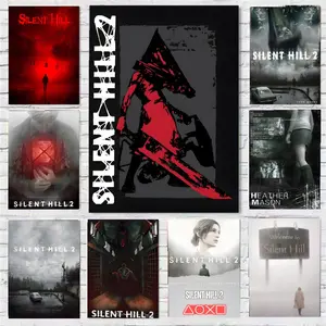 S-Silent H-Hill Game Poster Wall art print art suitable for living room bedroom bar parlor home decoration gift  Custom Photo Poster  Personalized Wall Art