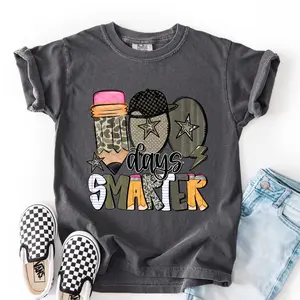 100 Days Smarter Camo Youth Comfort Colors® Heavyweight Ring Spun Tee