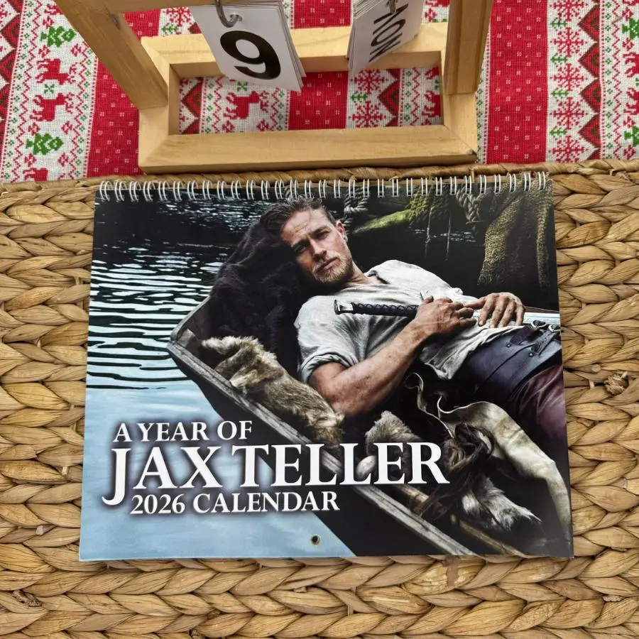 The Year of Jax Teller Calendar Son Of Anarchy 2026-2027 Calendar Perfect Fan Gift for SOA Team Wall Calendar