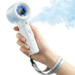 JVSCAM Nano Ice Mist High-Speed Multifunctional Portable AC - Rechargeable Mist Fan Cooler with 2-Second Ultra-Quiet Cooling, Portable Handheld Turbo Fan for Outdoor Use