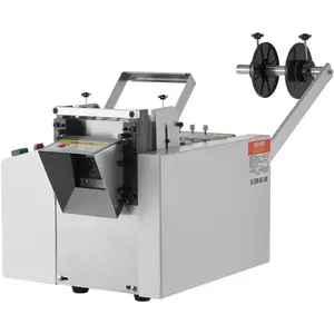 VEVOR Auto Heat - Shrink Tube Cutter, Cable Pipe Cutting Machine with 1mm - 85mm Cutting Width, 0.1mm - 99999.9mm Length, Automatic Tube Cutter for Heat Shrink Tube, Fiberglass Tube, Cable, Yellow Wax TubesVEVOR Super Brand Day