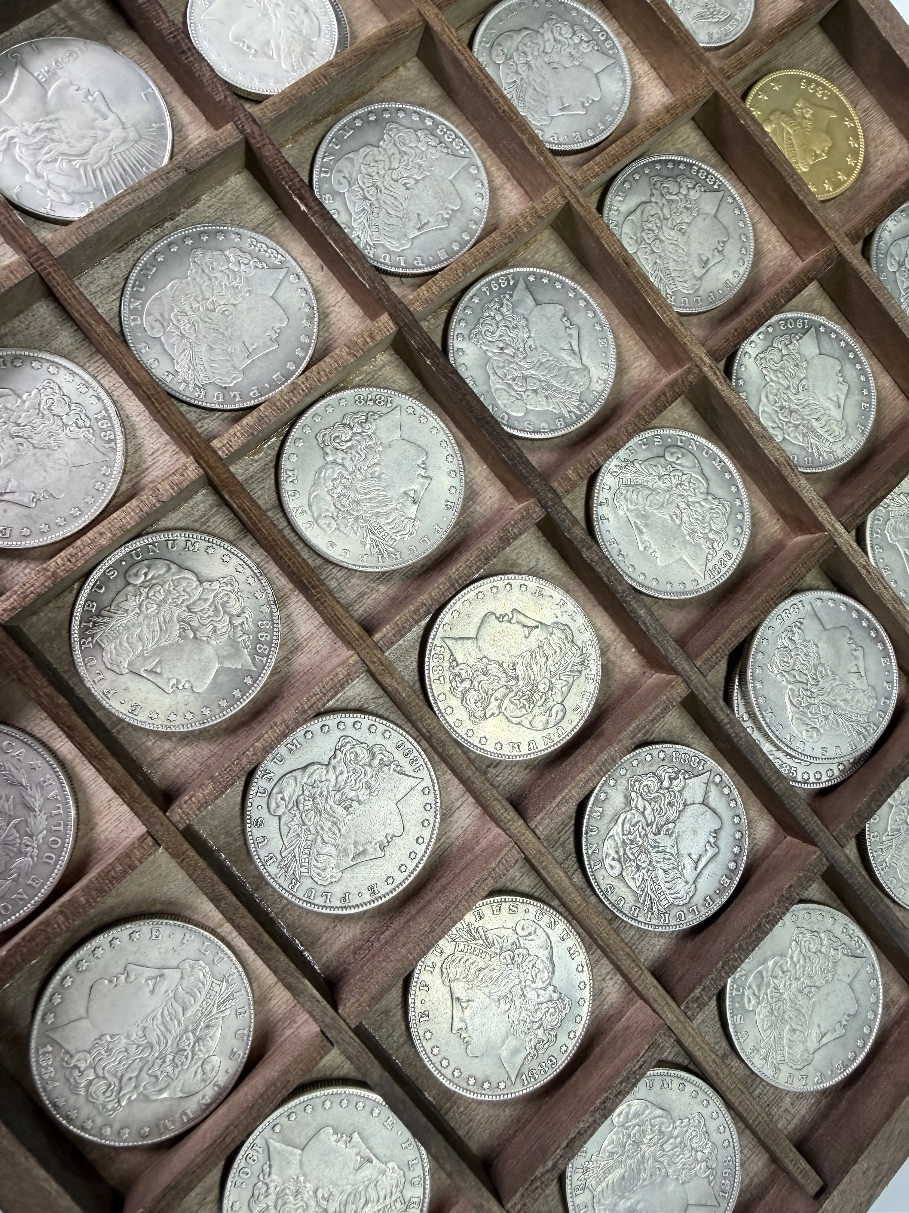 Morgan Silver Dollar Mystery Box — CC, O, S & Philadelphia Mint Collector Coin Surprise